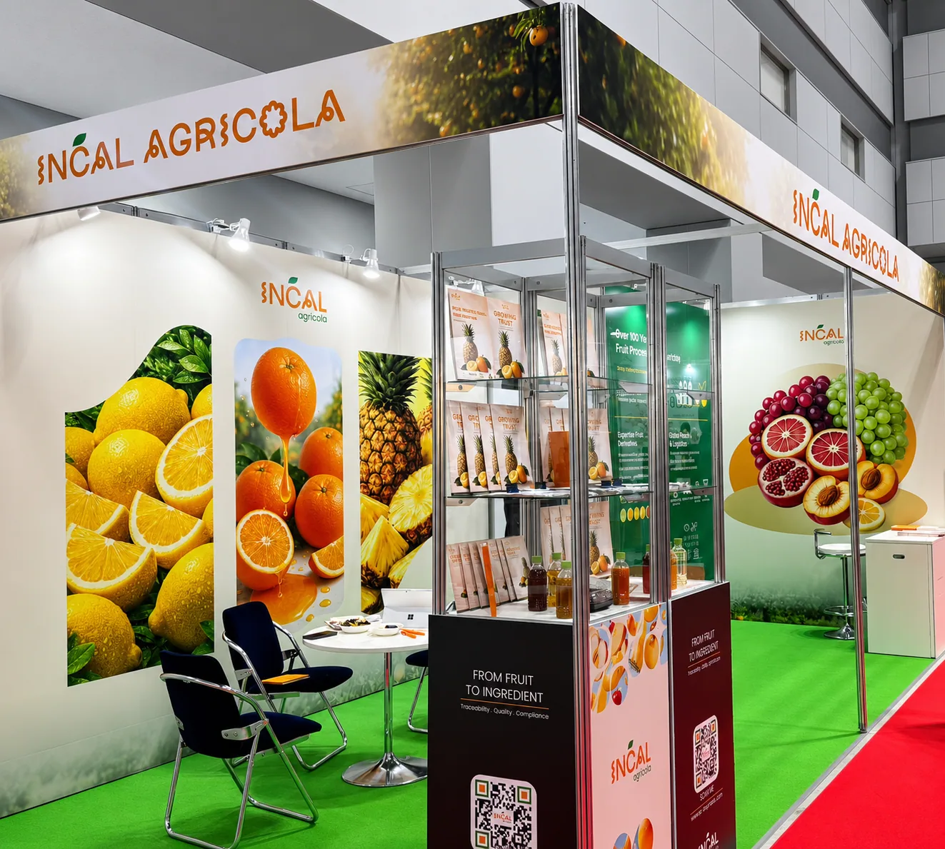 INCAL Agricola exhibition stand at FOODEX Japan 2026