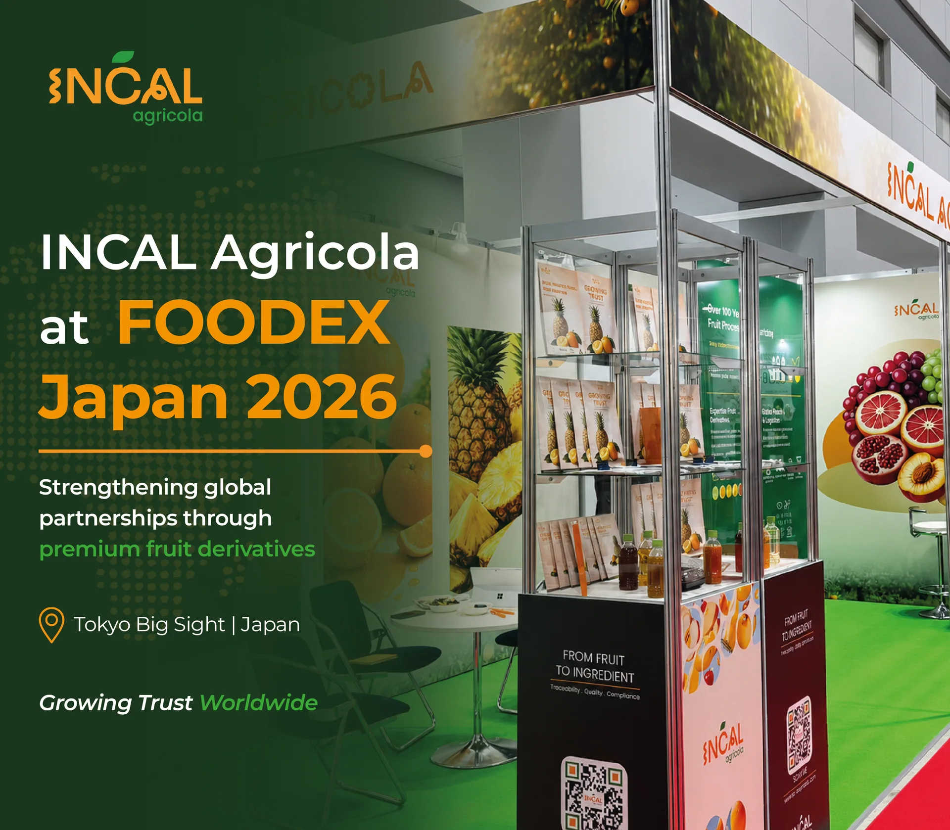 INCAL Agricola at FOODEX Japan 2026